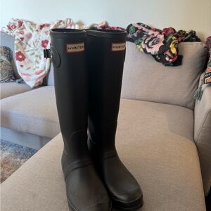 Hunter Black Rain Boots